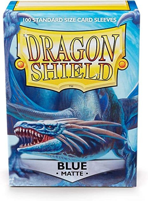 [AT-11003] DRAGON SHIELD SLEEVES MATTE BLUE 100CT (50)