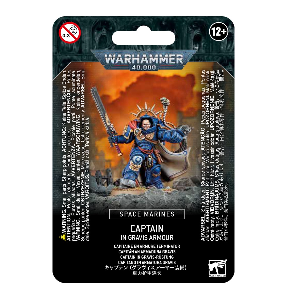 [48-70] Space Marines : Captain in Gravis Armor
