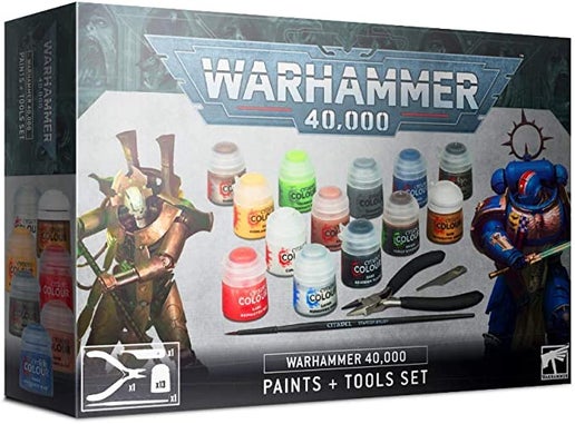 Warhammer 40,000 Paints + Tools Set