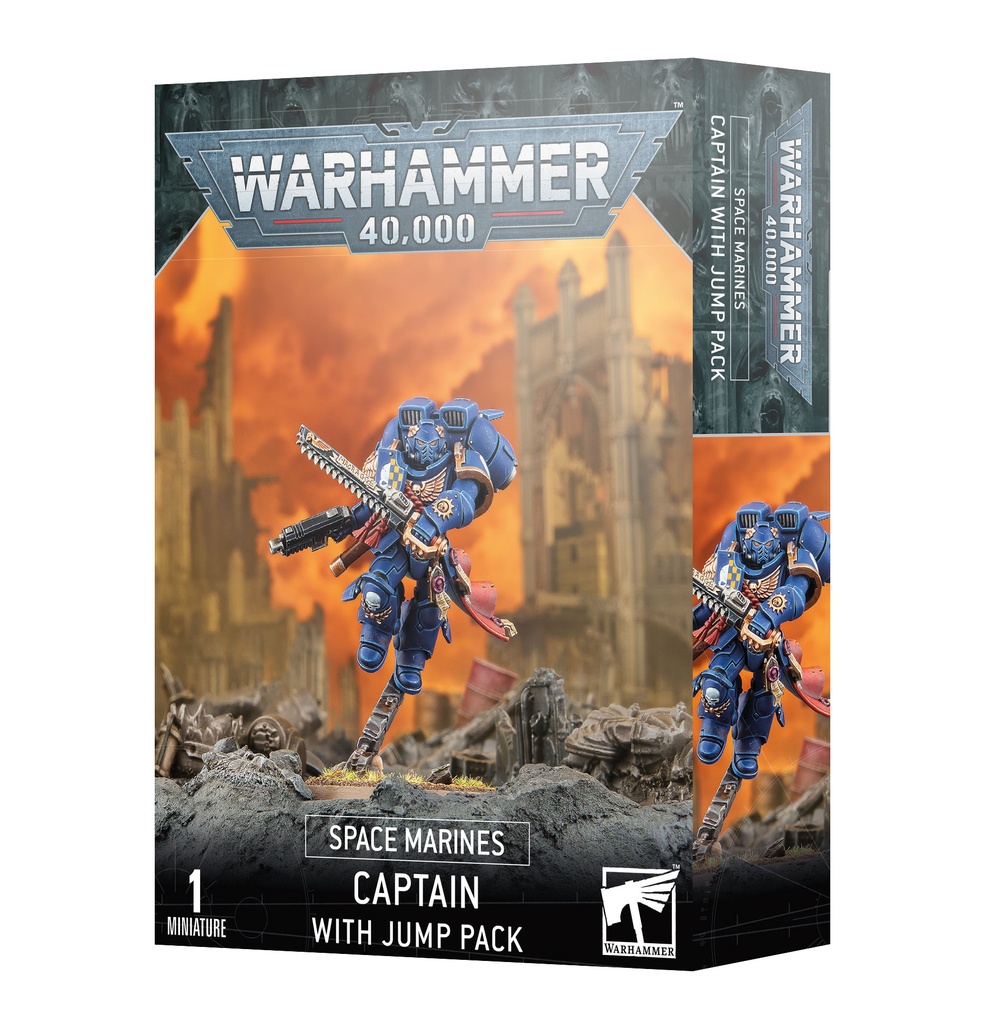 Space Marines : Captain with Jump Pack