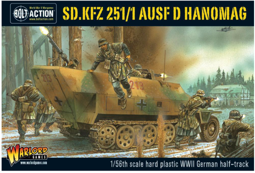 [711703Q] Sd. Kfz 251/1 Ausf D Hanomag (plastic box set)