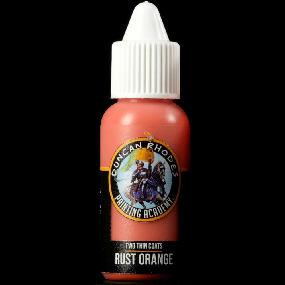 [DR-10010] Two Thin Coats Paint : Rust Orange