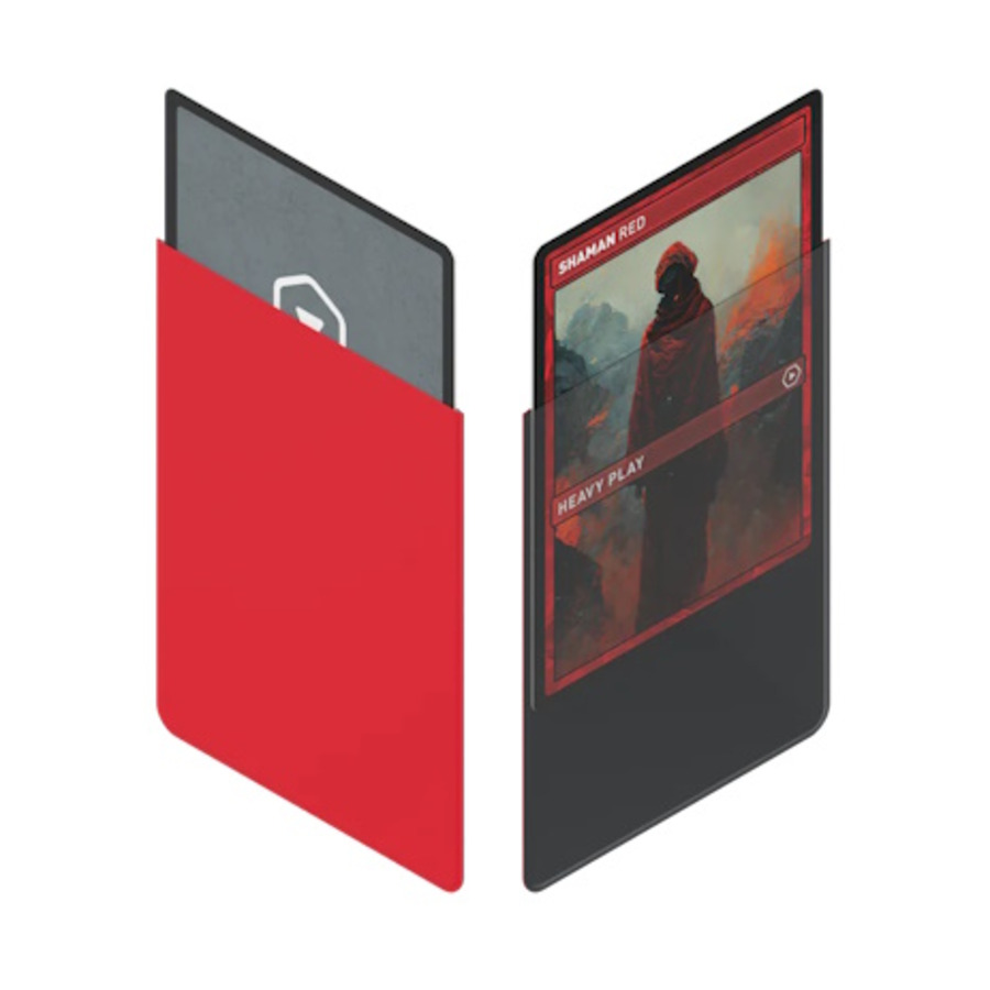 [cur10001] CURV Card Sleeves : Shaman Red