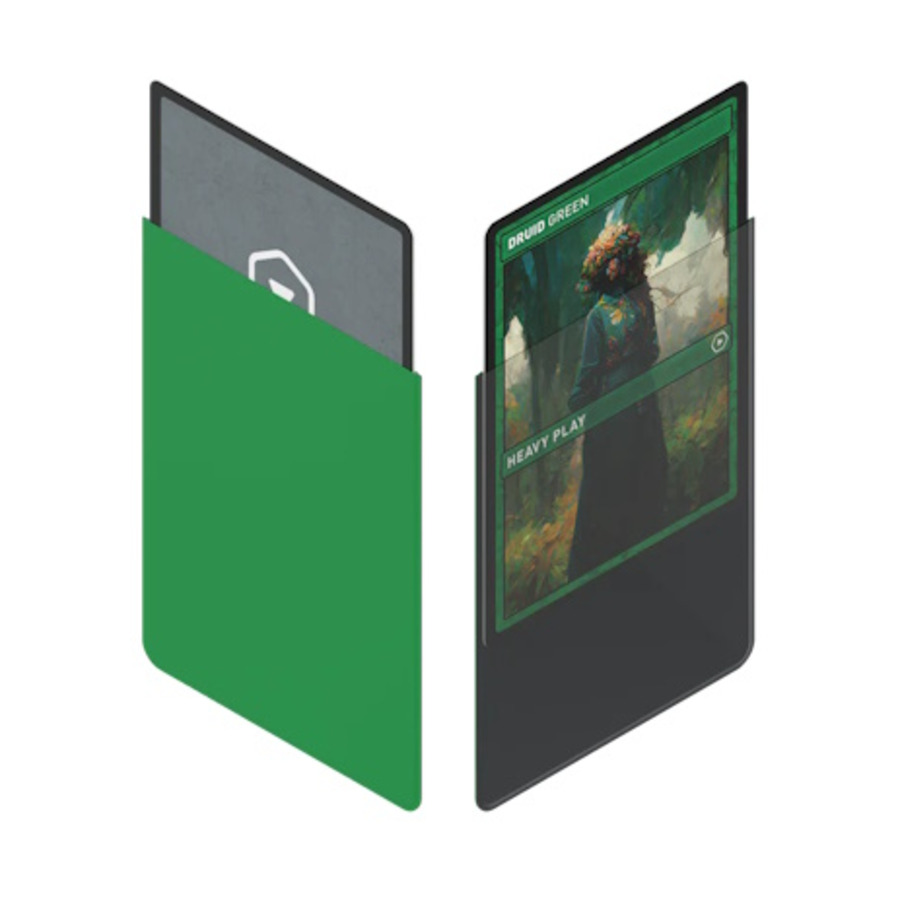 [cur12001] CURV Card Sleeves : Druid Green 