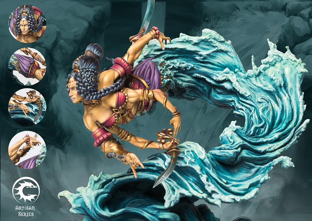 [PBSK406] Sorcerer Kings : Marid Apsara Artisan Series
