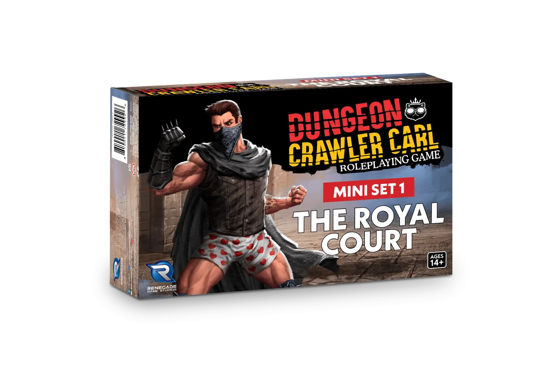 [RGS 02992] DUNGEON CRAWLER CARL RPG: MINIATURES SET 1 - THE ROYAL COURT (8)