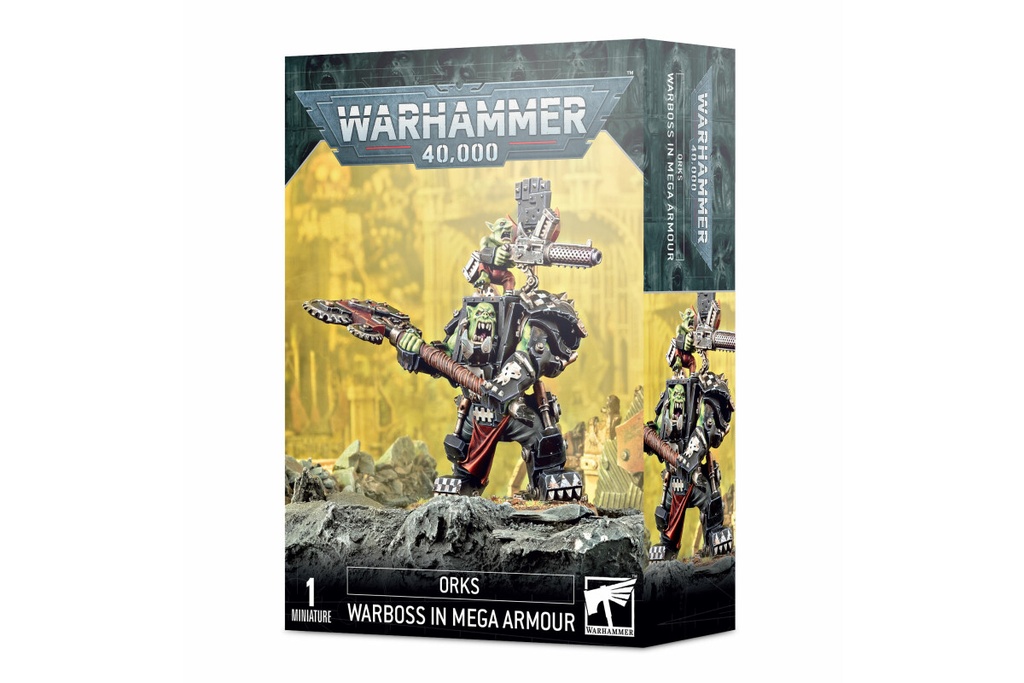 ORKS: ORK WARBOSS IN MEGA ARMOUR