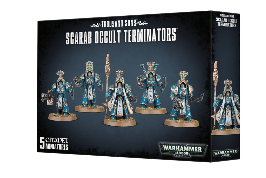 [99120102133] THOUSAND SONS SCARAB OCCULT TERMINATORS