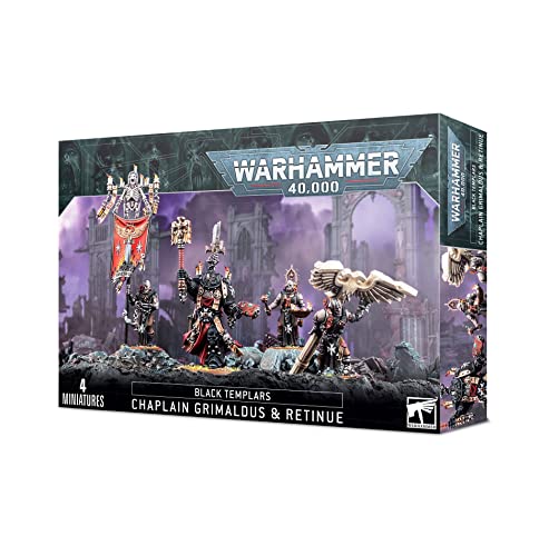 [99120101364] BLACK TEMPLARS: GRIMALDUS & RETINUE