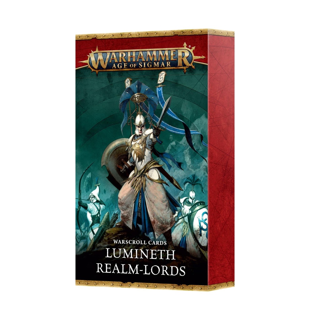 [60050210005] WARSCROLL CARDS: LUMINETH REALMLORDS ENG