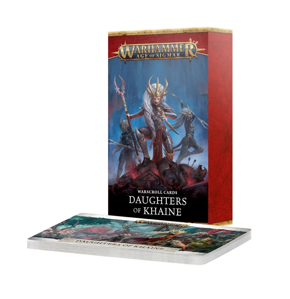 [60050212003] WARSCROLL CARDS: DAUGHTERS OF KHAINE ENG