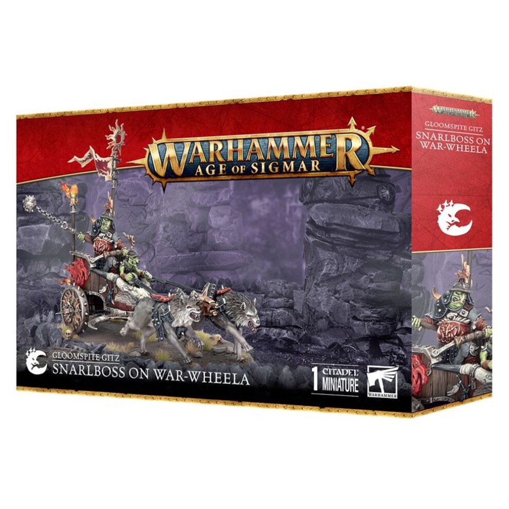 [99120209130] GLOOMSPITE GITZ: SNARLBOSS ON WAR-WHEELA